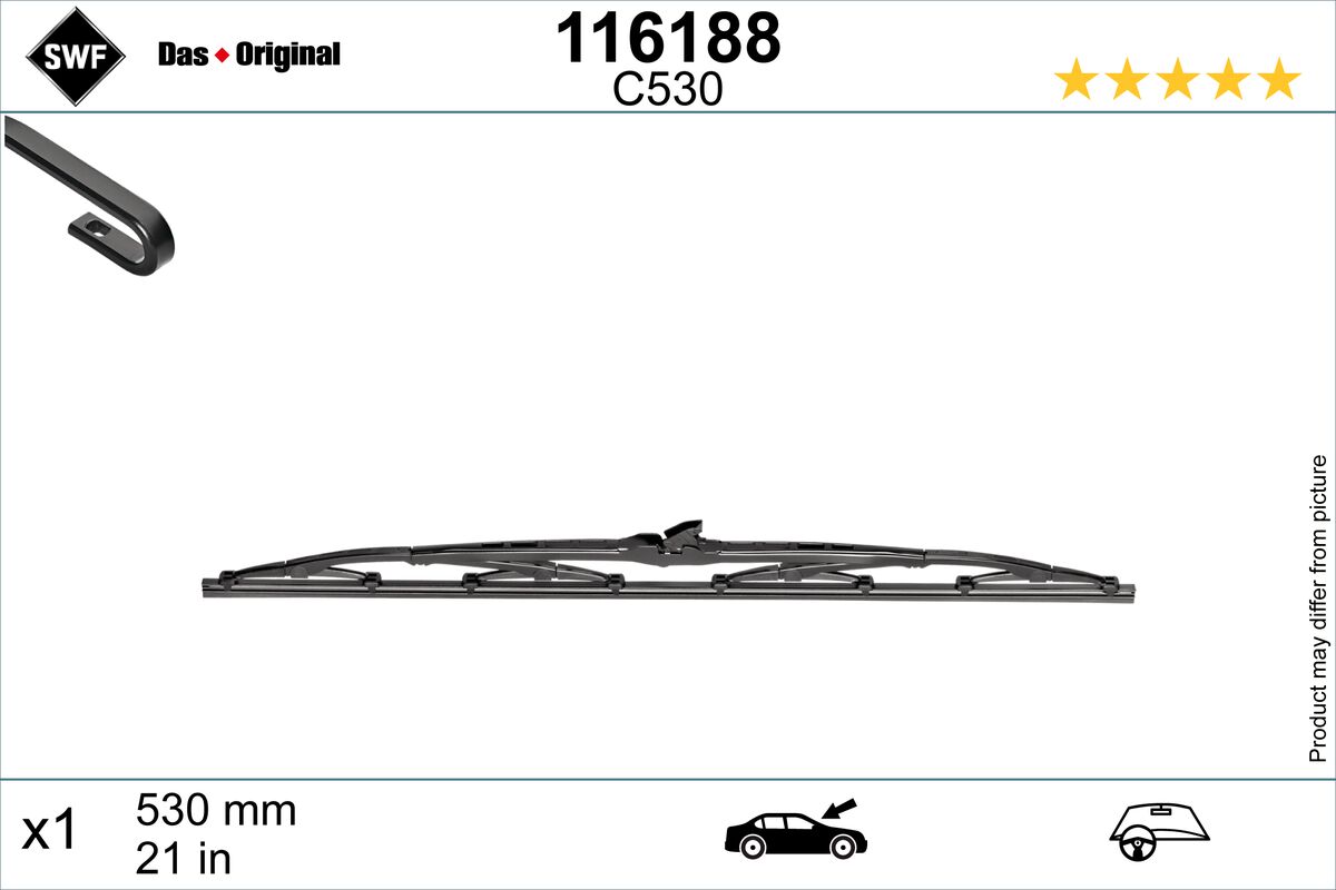 Lamela stergator VW GOLF IV (1J1) 1.6 16V  benzina 105 cai SWF 116188